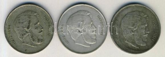 1947. 5Ft Ag (3x) "Kossuth" T:3 ph