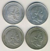 1947. 5Ft Ag (4x) "Kossuth" T:2-,3 ph