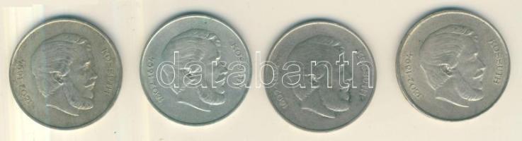 1947. 5Ft Ag (4x) "Kossuth" T:2-,3 ph.