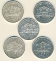 1992. 200Ft Ag "MNB" (5x) T:2+,2
