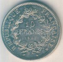 Franciaország 1967. 10Fr Ag T:2