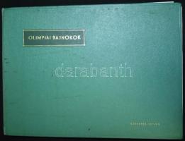 1896-1996 Nagy albumban olimpiai bajnokok fotói, kivágásai