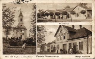 Vértesszőlős vasútállomással és Hangyával (Rb)