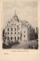 Kassa National Theatre with the flag of Lawyers´ ball