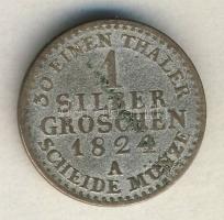 Német Államok/Poroszország 1824A 1 Sgr Ag "Friedrich Wilhelm III" T:3-