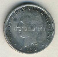 Románia 1906. 1L Ag "I. Károly uralkodásának 40. évfordulója" T:3