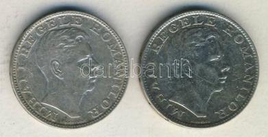 Románia 1942. 200L Ag (2x) T:3