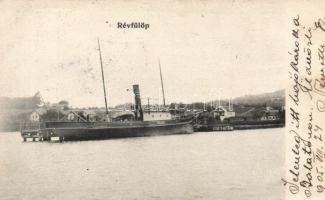 Révfülöp a Helka gőzössel (EK)