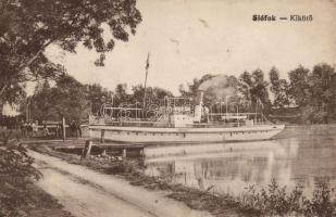 Siófok kikötő a Kisfaludy gőzössel