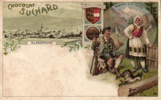 Klagenfurt, Suchard chocolate advertisement litho (fl)