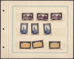 3 x 12 klf levélzáró, az elveszett német területek gyászbélyegei