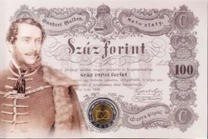 2002 100Ft Kossuth Első napi veret eredeti tokban. Csak 12 000 darab! T: BU