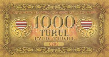 2010. 1000 "Turul" (2x) egymás utáni sorszámmal T:I