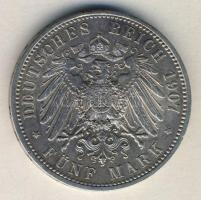 Német Birodalom/Császárság/Poroszország 1907A. 5M Ag "II. Vilmos" T:2-