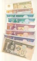 Mongólia 2000-2005. 1T, 5T, 10T (2x)klf, 20T (2x)klf, 50T, 100T T:I