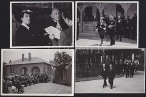 cca 1940 Sashalom és Zirc ünnepség és érdekes fotók, össz: 9 db