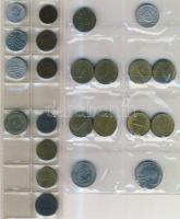 Ausztria 1925-1996. 1Gr + 2Gr (3x) + 5Gr + 10Gr (4x) + 20Gr + 50Gr (3x) + 1Sch (8x) + 5Sch + 10Sch T:vegyes összesen 23db