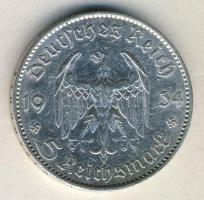 Német 3. Birodalom 1934J. 5M "Garnisonkirche" Ag T:2- k