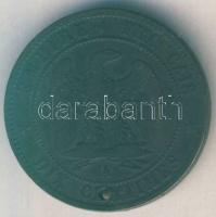 Franciaország/Második Császárság 1852A 10c "III. Napóleon" T:3 ly. ph