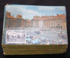 200 db színes, főleg külföldi, modern városképes lap / 200 mixed town-view cards
