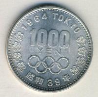 Japán 1964. 1000Y Ag "Olimpia - Tokió" T:BU