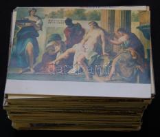335 db modern, művészeti képeslap, főleg festmények / 335 mixed Art cards, mainly paintings