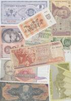 Vegyes bankjegy tétel:magyar pengők, jugoszláv, szlovén, csehszlovák, horvát, román, makedón, indonéz, szovjet... bankjegyek T:vegyes (UNC is köztük) összesen 110db!