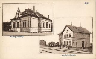 Solt vasútállomás és Teleky-kastély