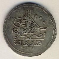 Törökország / Oszmán Birodalom 1774-1789. Kurush/Piastre Bi "Abdul Hamid" (39,5mm/18.5g) T:2-