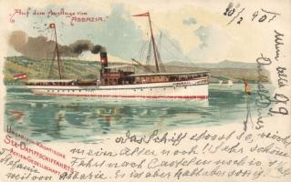 SS Liburnia, Hungarian-Croatian lines litho (b)