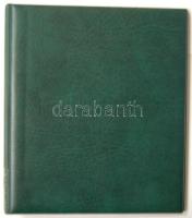 Lindner gyűrűs bankjegytartó album 8db osztott lappal használt, de jó állapotban