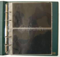 Lindner gyűrűs bankjegytartó album 8db osztott lappal használt, de jó állapotban