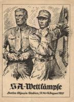 SA-Wettkämpfe, NS propaganda 1937, Berlin Olympic Stadium (b)