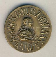 cca 1980. "Redemptor Hominis-Joannes Paulus II" Br emlékérem T:2