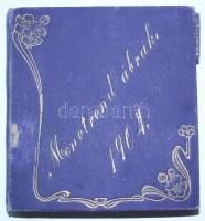 1904 Cs. és Kir. Déli Vaspálya Társaság Menetrend ábrák. Térképes menetrend-füzet 9 db kiahajtható 5...