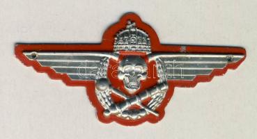 Magyar rohamtüzér sapkajelvény (ezüst) másolat