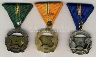 "A Haza Szolgálatáért Érdemérem" arany, ezüst és bronz fokozata szalaggal T:2