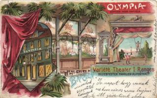 Barmen Restaurant Olympia litho (Rb)