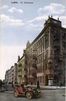 Lublin Chopin street with automobile