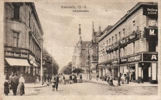 Katowice castle street, shops (EB)