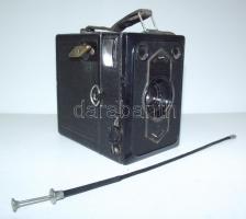 Háború előtti Zeiss Ikon fényképezőgép tokkal, kioldóval, szép állapotban / Vintage camera in good s...