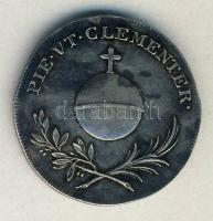 Pozsony 1825. szeptember 25. Karolina Auguszta királyné Ag koronázási jetonja (25mm/4.37g) T:2