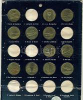 1970-es évek eleje "Shell" Br zseton sor, 20db-ból 12db "A világűr meghódítása" svéd nyelvű leírással T:2