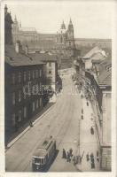 Praha Karmelitská with tram