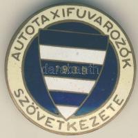 1939. Autotaxifuvarozók Szövetkezete zománcozott jelvény (d=36mm) T:2