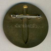 Svájc II. Világháborús Br kiűző szign.:Huguenin / Switzerland Brass badge of World War II. sign.:Hug...