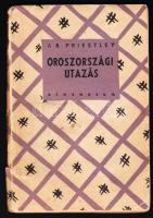 É.n. J.B. Priestley: Oroszországi utazás Bér Erzsébet fordításában az Athenaeum kiadásában, sérült borítóval