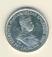 1896. 1K "Millennium" Ag utánveret T:PP