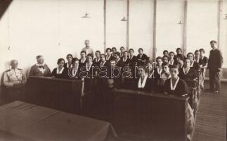 Törökbecse (Novi Becej) girl school, classroom interior photo