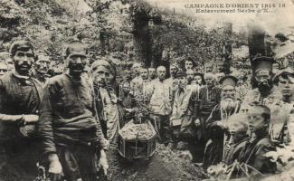 Military WWI Serbian funeral